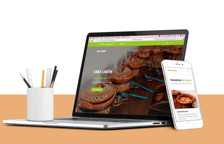 restaurantes lima limon mexico diseño web